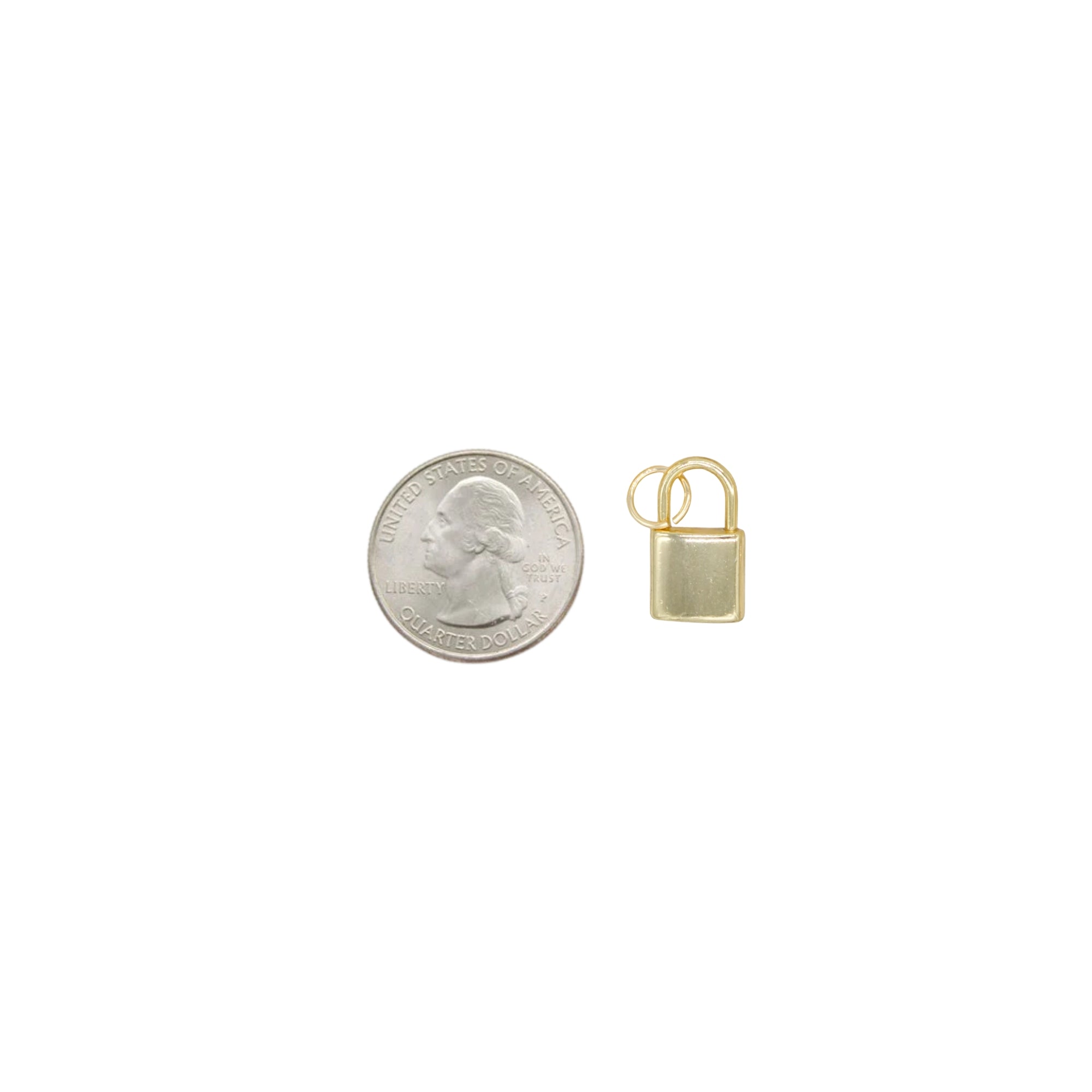 Tiny Padlock Pendant (A230)-2
