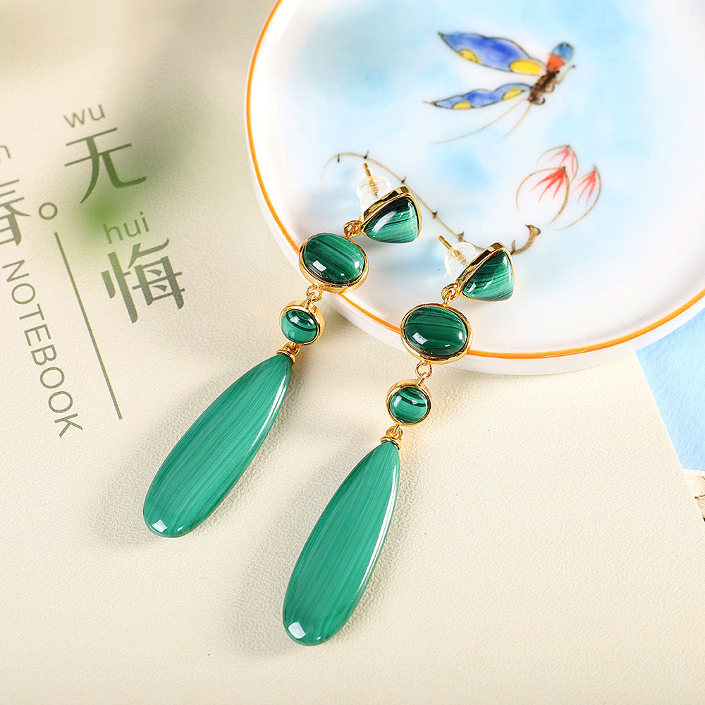Slender earrings, minimalist women's fashion earrings