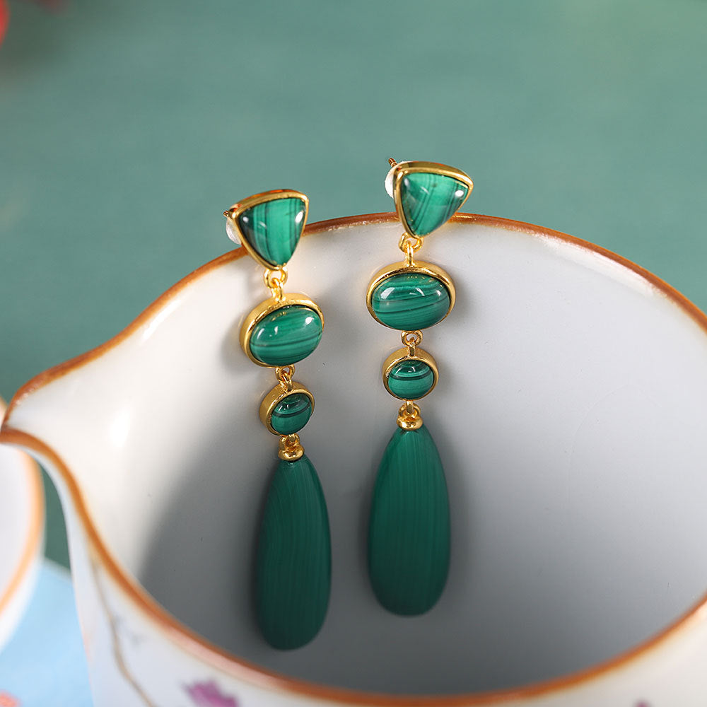 Slender earrings, minimalist women's fashion earrings